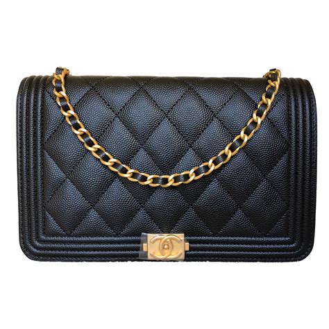 chanel black clutch with chain|Chanel wallet purse with chain.